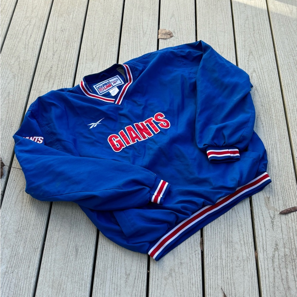 Vintage Giants NFL Reebok pullover jacket